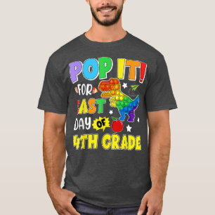 Pop es für den letzten Tag der 4. Klasse Dinosauri T-Shirt