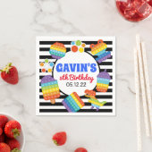 Pop Es Geburtstag Napkins, Fidget Gefallen Napkins Serviette (Beispiel)