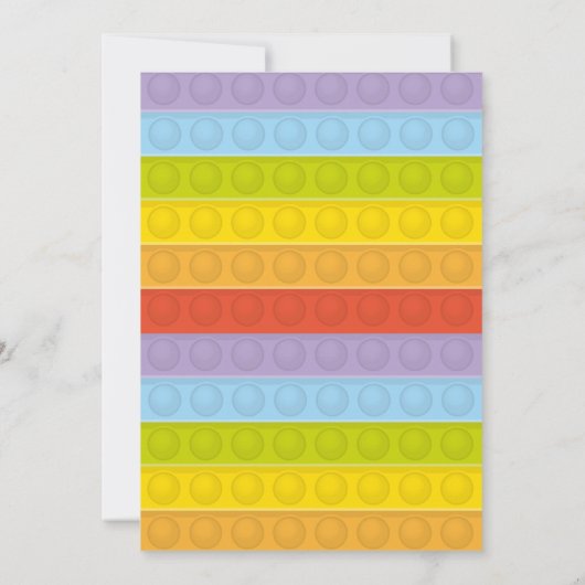 Pop es Geburtstagsparty Einladung (Rückseite)