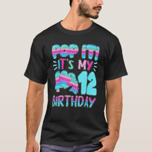 Pop Es ist mein 12 Geburtstag Fidget Toy Kleinkind T-Shirt