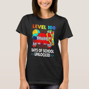 Pop Es Poppin Stufe 100 Tage der Schule ungesperrt T-Shirt