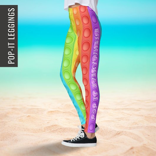 Pop es überall mit farbenfrohen Sportyoga Leggings