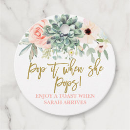 Pop es, wenn sie Aquarellbilder Pop Geschenkanhänger