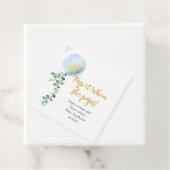 Pop es, wenn sie blauen Ballon Eukalyptus Pop Geschenkanhänger (Beispiel)