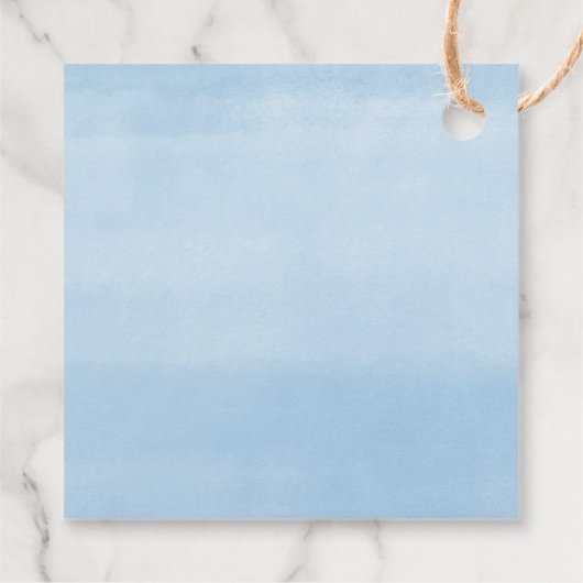 Pop es, wenn sie blauen Ballongrün Pop Geschenkanhänger (Rückseite)