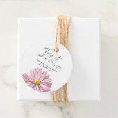 Pop es, wenn sie elegante Wildblumen Pop Geschenkanhänger (Beispiel)