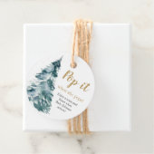 Pop es, wenn sie Pop Aquarell Weihnachtsbaum Geschenkanhänger (Beispiel)