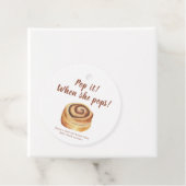 Pop es, wenn sie Pop! Aquarellbrunnen Babydusche Geschenkanhänger (Beispiel)