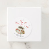 Pop es, wenn sie Pop! Baby braut Babydusche Geschenkanhänger (Beispiel)