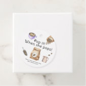 Pop es, wenn sie Pop! Baby braut Babydusche Geschenkanhänger (Beispiel)