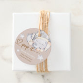 Pop es, wenn sie Pop Baby Elephant Baby Dusche Geschenkanhänger (Beispiel)