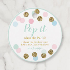 Pop es, wenn sie Pop bevorzugen Tags Gender Neutra Geschenkanhänger