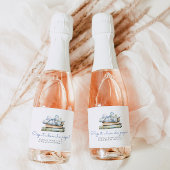 Pop es, wenn sie Pop Bücher New Chapter Babydusche Schaumweinetikett