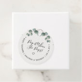 Pop es, wenn sie Pop Elegante Eucalyptus Baby Show Geschenkanhänger (Beispiel)