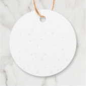 Pop es, wenn sie Pop eleganten Weihnachtsbaumbogen Geschenkanhänger (Rückseite)