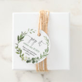 Pop es, wenn sie Pop Eukalyptus Baby Dusche Geschenkanhänger (Beispiel)