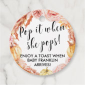 Pop es, wenn sie Pop fallen Baby Showfaffer Anhäng Geschenkanhänger (Vorderseite)