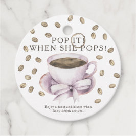 Pop es, wenn sie Pop! Kaffeebärsche Geschenkanhänger