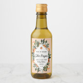 Pop es, wenn sie Pop kleine Süsse Baby Dusche Weinetikett (Vorderseite)