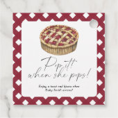 Pop es, wenn sie Pop - Pieb Baby Dusche Geschenkanhänger (Rückseite)