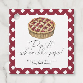 Pop es, wenn sie Pop - Pieb Baby Dusche Geschenkanhänger