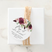 Pop es, wenn sie Pop rot rosa bordeauxrot blühend Geschenkanhänger (Beispiel)