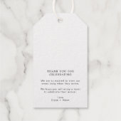 Pop es, wenn sie Pop Silberstreifen-Gabe-Markierun Geschenkanhänger (Rückseite)