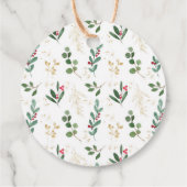 Pop es, wenn sie Pop Weihnachtsgrün rot heilig Geschenkanhänger (Rückseite)