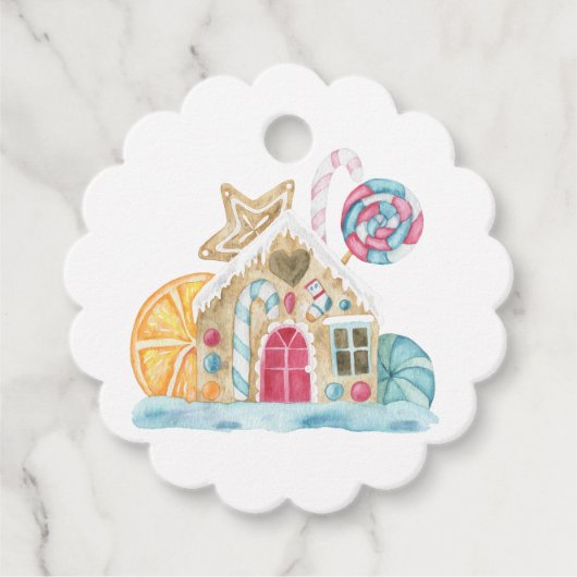 Pop es, wenn sie Pop! Weihnachtshaus Geschenkanhänger (Vorderseite)