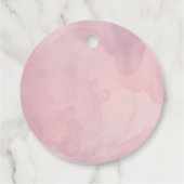 Pop es, wenn sie Watercolor Floral Pop Geschenkanhänger (Rückseite)