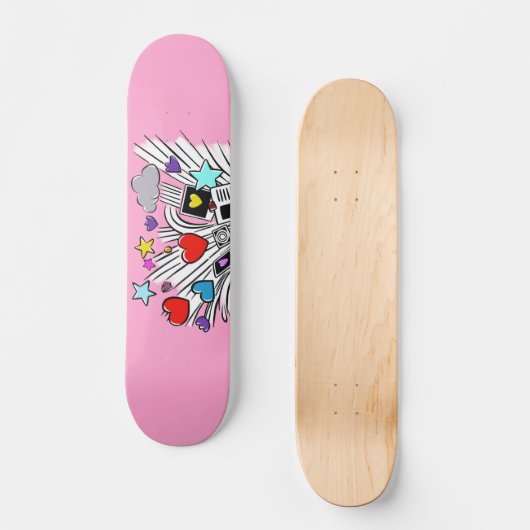 Pop Explosion Skateboard Deck (Vorderseite)