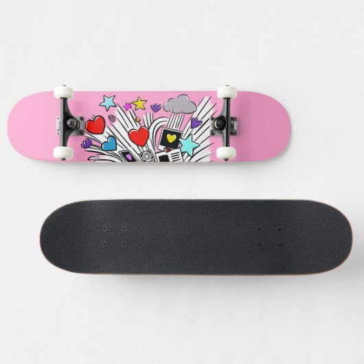 Pop Explosion Skateboard Deck (Horizontal)
