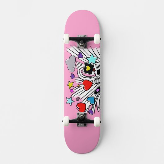 Pop-Explosion-Skateboard-Deck Skateboard (Vorderseite)