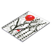 Pop Farbroter Ballon Zendoodle fantasievollen Notizblock (Linke Seite)