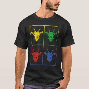 Pop Farm Tier  Bauer Landwirtschaft Ziege T-Shirt