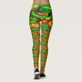 Pop Fashion St. Patrick's Day Leggings (Rückseite)