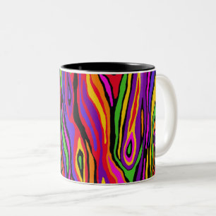 Pop Faux Bois Zweifarbige Tasse