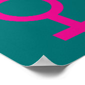 Pop Feminismus Kunst Poster (Ecke)