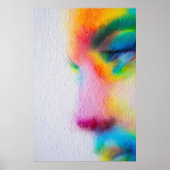 Pop Femme: Farbexplosion Poster (Vorne)