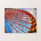 Pop Ferris Rad Kunst, Dichtung und Musik Puzzle (Horizontal)