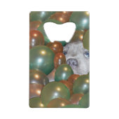 Pop Fest: ein lustiger, freudvoller Welpe in den B Geldbeutel Flaschenöffner (Rückseite)