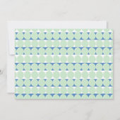 Pop Fidget Play Party Boys Birthday Blue Green Einladung (Rückseite)