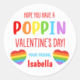 Pop Fidget Valetine's Day Gefallen Aufkleber