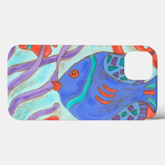 Pop-Fische Case-Mate iPhone Hülle (Rückseite (Horizontal))