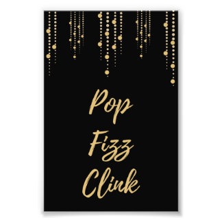 Pop Fizz Clink Art Print Fotodruck