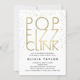 Pop Fizz Clink Bridal Dusche Einladung, Imitate Go Einladung