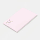 Pop Fizz Clink Champagne Brille Post-it Klebezettel (angewinkelt)