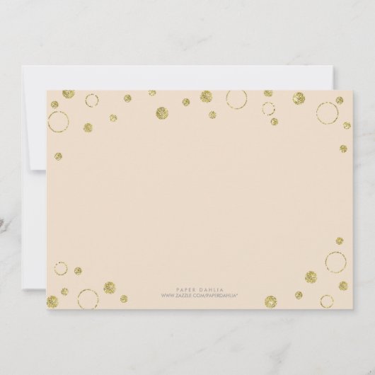 Pop Fizz Clink Champagne Bubbles | Party Einladung (Rückseite)