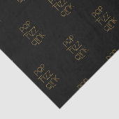 Pop Fizz Clink Elegante Typografie Seidenpapier (Ausschnitt)