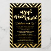 Pop! Fizz! Clink! Feiertag Folieneinladung (Vorderseite)